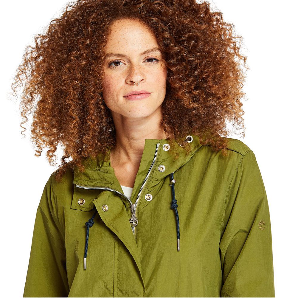 Parka Timberland Mujer Ligera Parka Verde Oliva - Chile VGF-631785